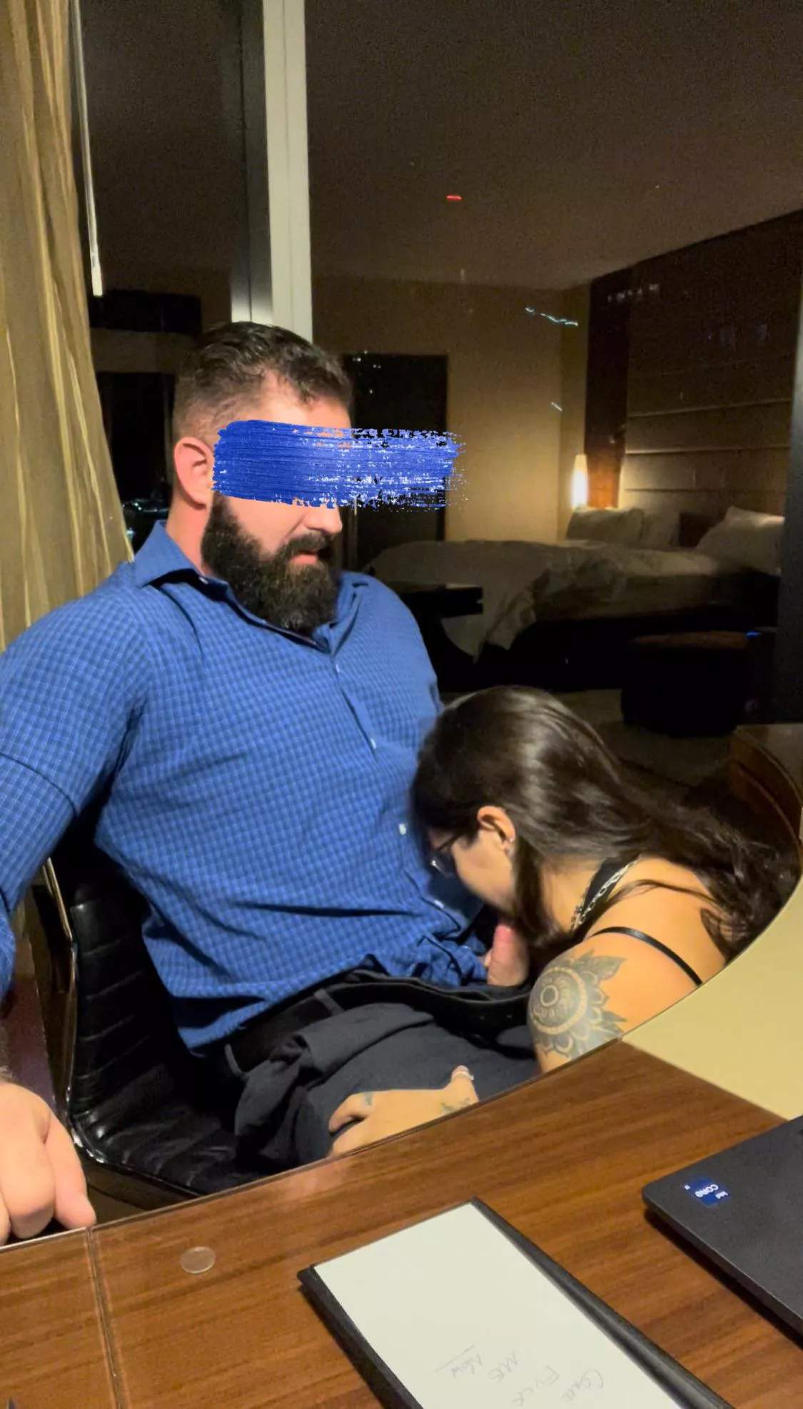 My secretary likes to be paid..under the table. Na’msayin?