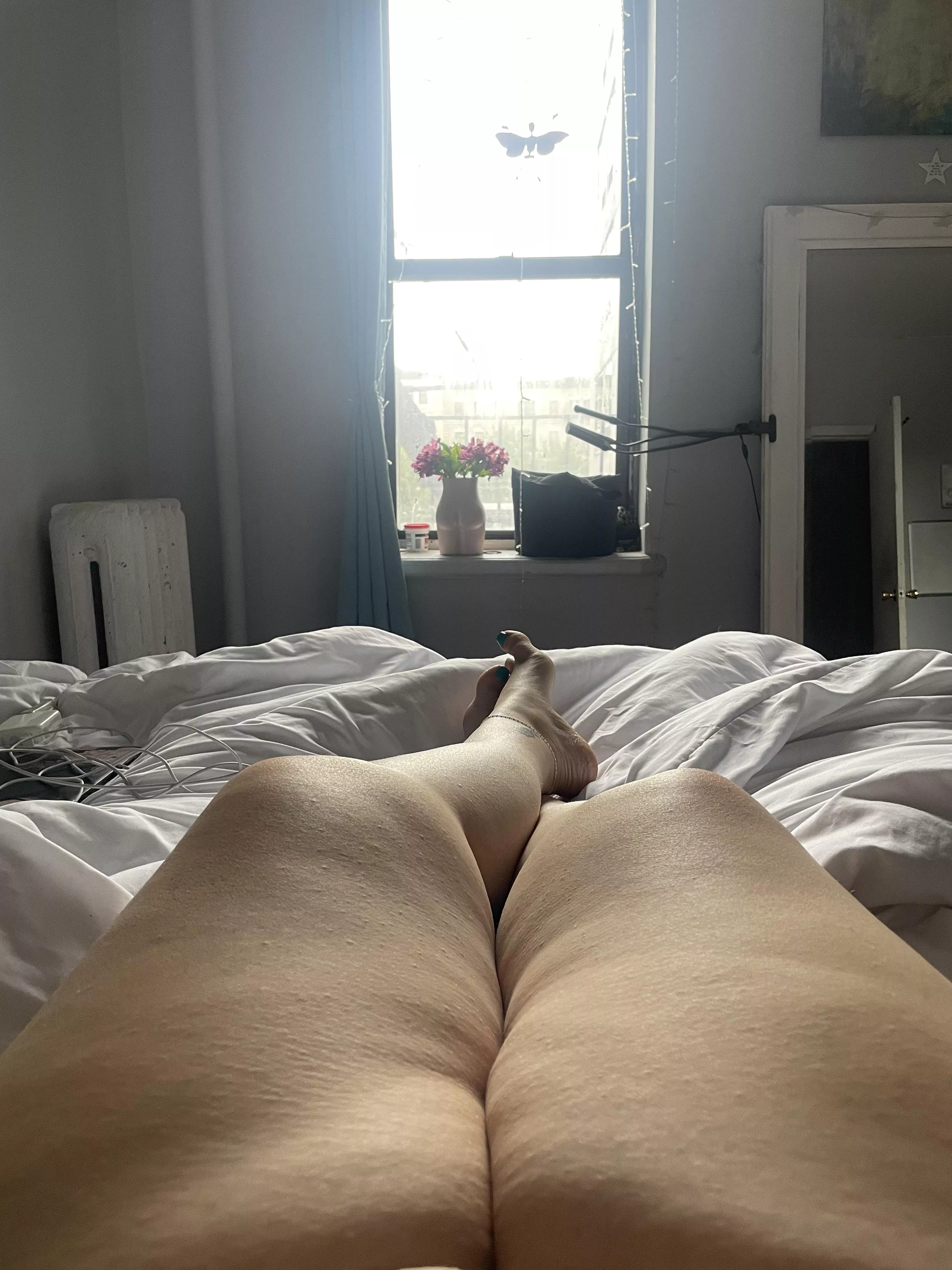 patiently waiting for my special friend to come back to town to rearrange my guts 🤩 I miss him lol