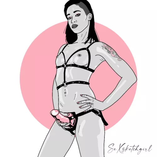Pornstar Fanart #45 Skin Diamond (by Sexsketchgirl)