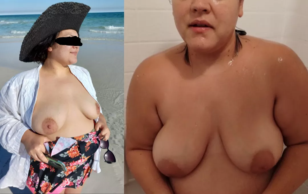 Rate my Huge Nipples...My Cuckold loves to read comments