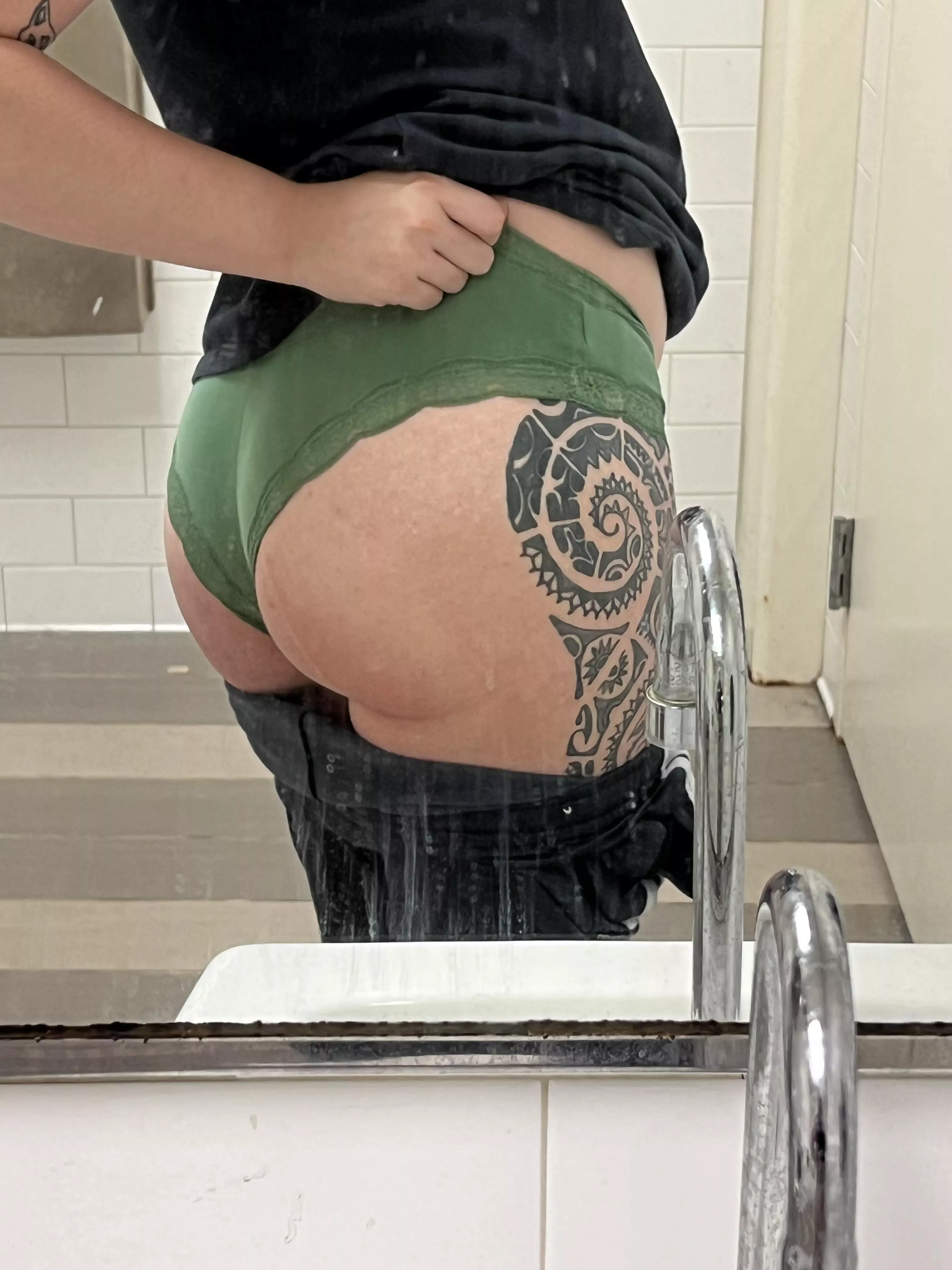 [selling] who wants my juicy work panties? 😈