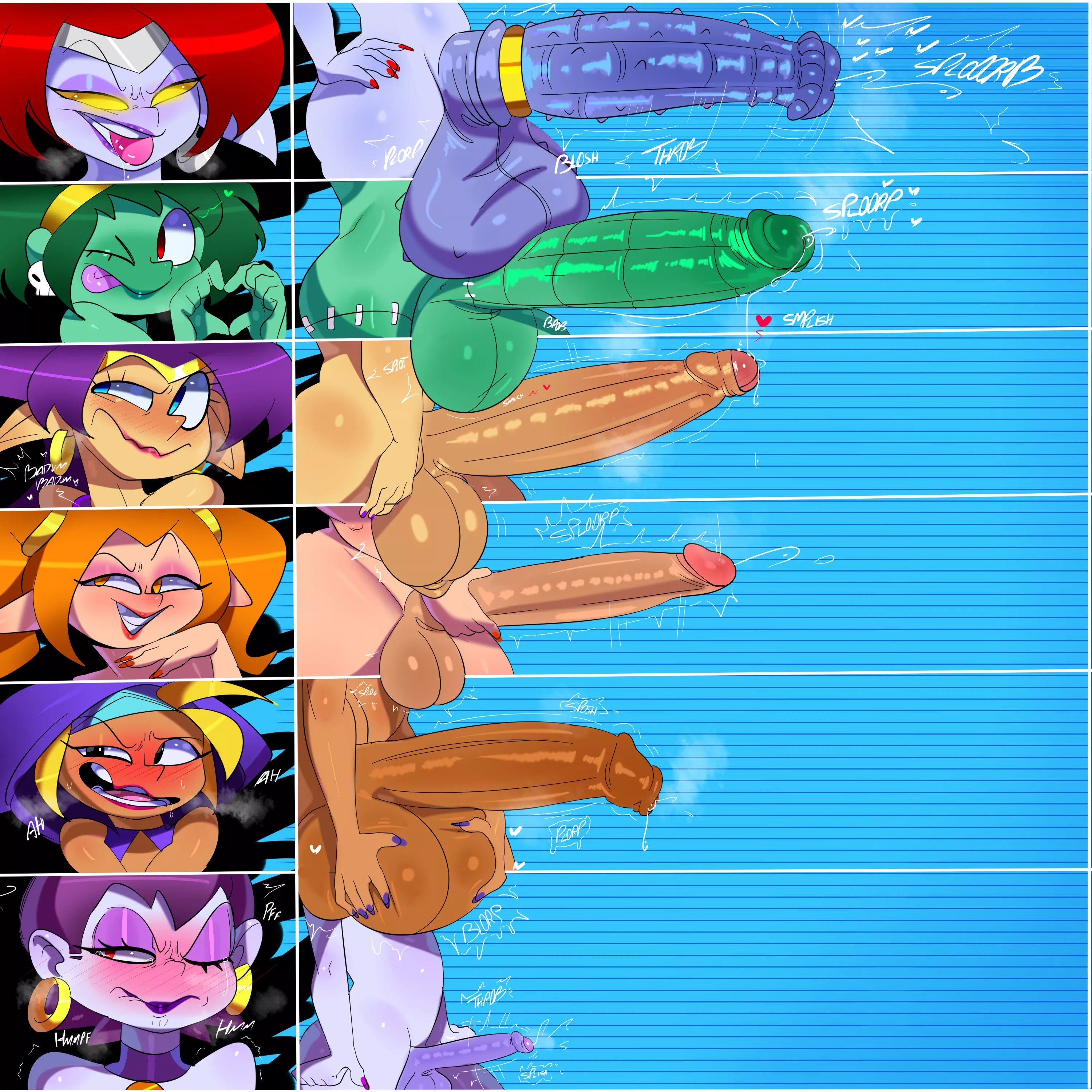 Shantae women cock chart (Tayronnebr / TonnyeNSFW)