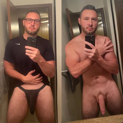 Well I gave the beard a little more of a trim than what I had planned on, but I think it gave me a more youthful appearance! Do I look like a 34yr old divorced dad to you?