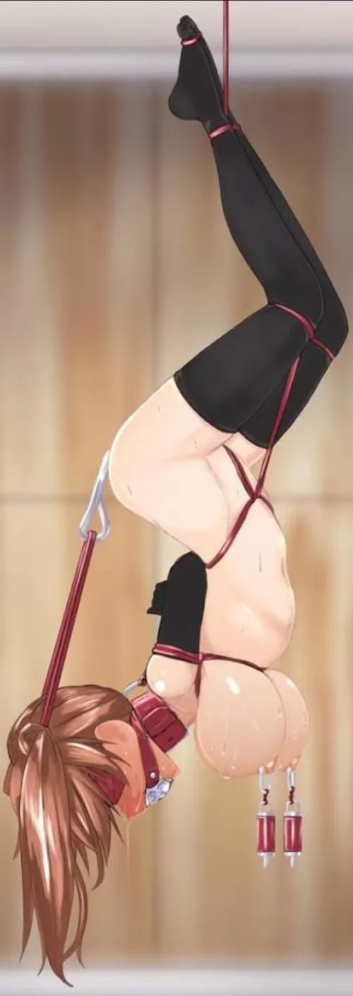 At her master’s mercy.