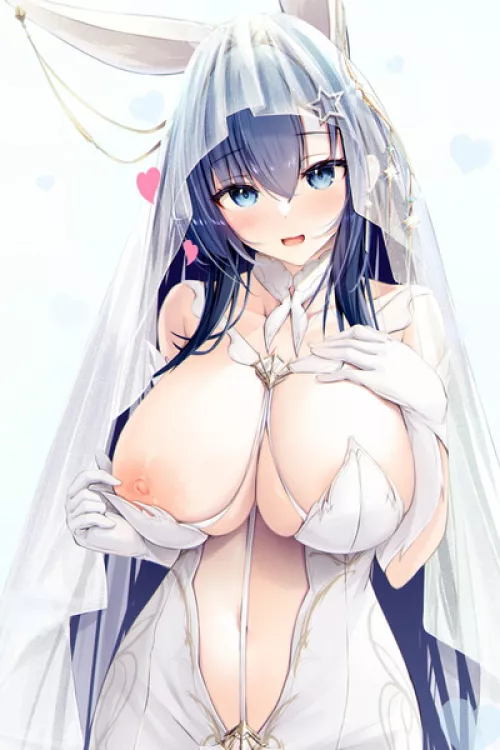 bunny wedding dress