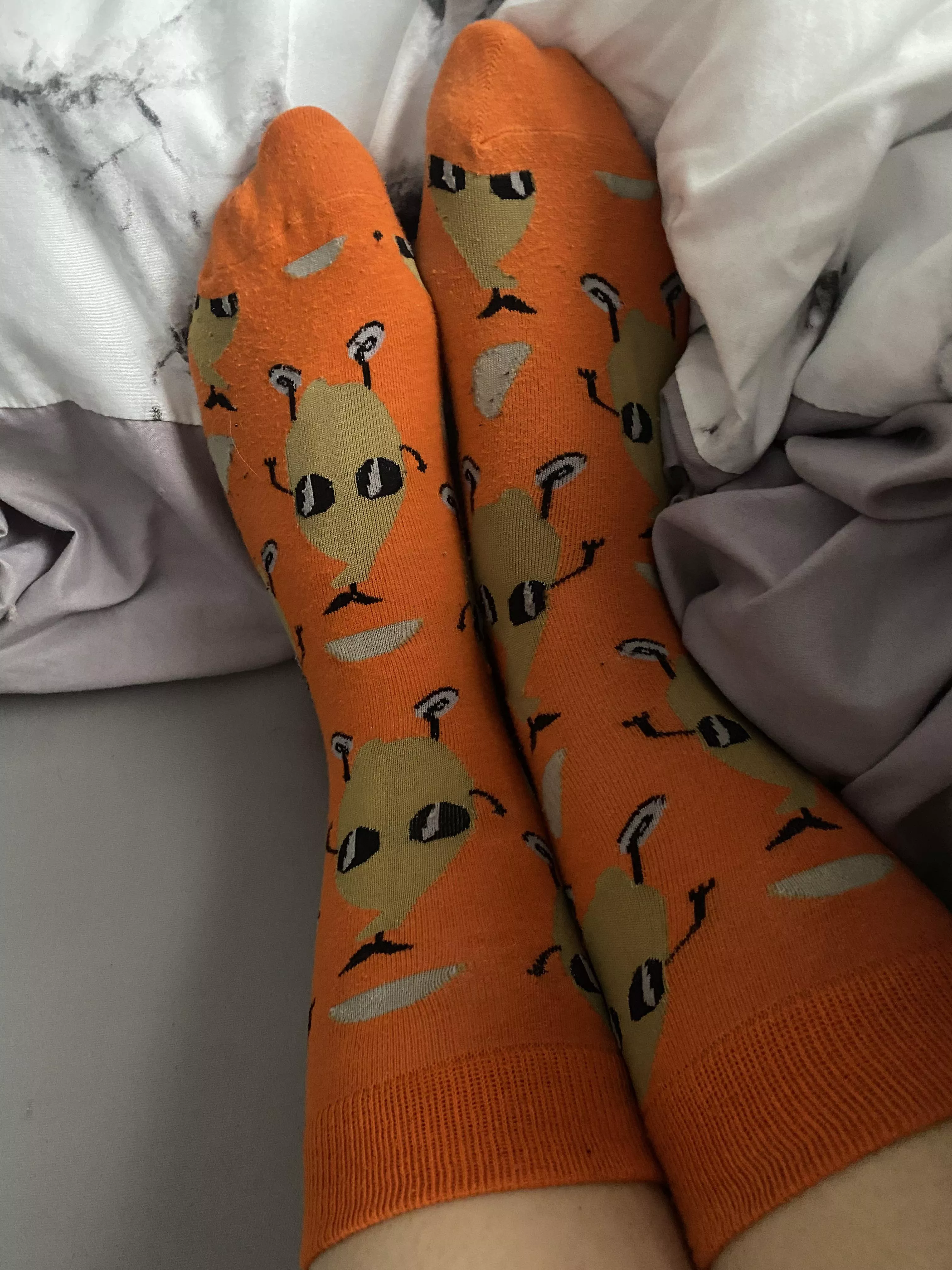 Can you please take off my stinky socks for me?