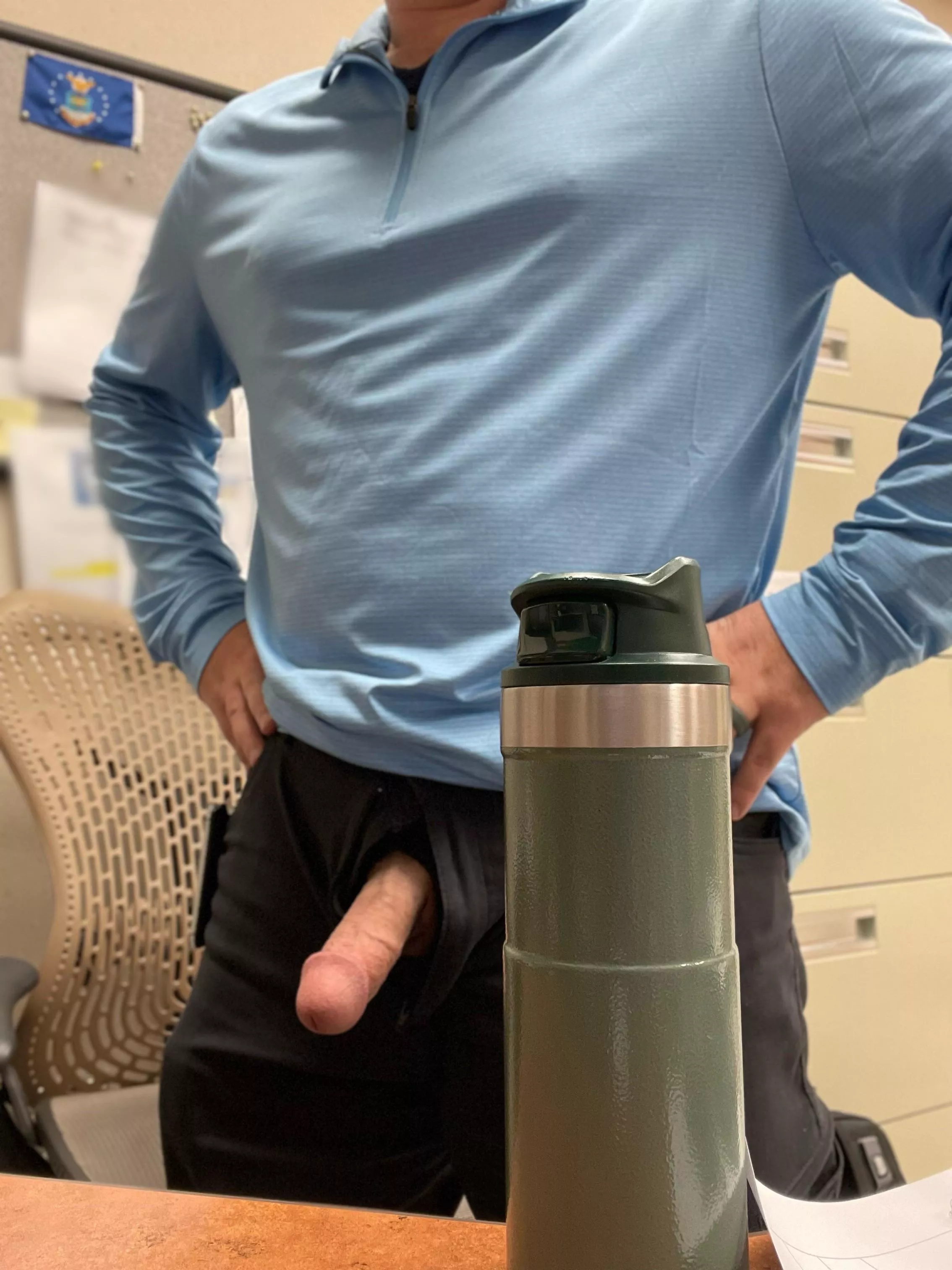 First day back in the office after a week away. At least I have coffee.