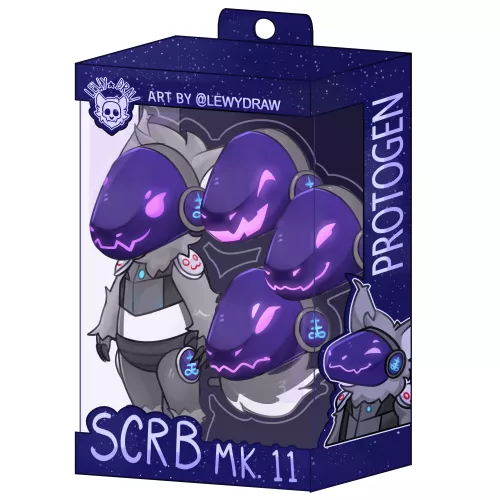 I finished another one YCH commission. It's so much fun to draw protogens [My Twitter: @LewyDraw]