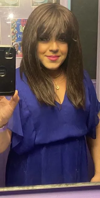 I snuck out last night and got my makeup done and went to a drag club. Would you have bought me a drink?