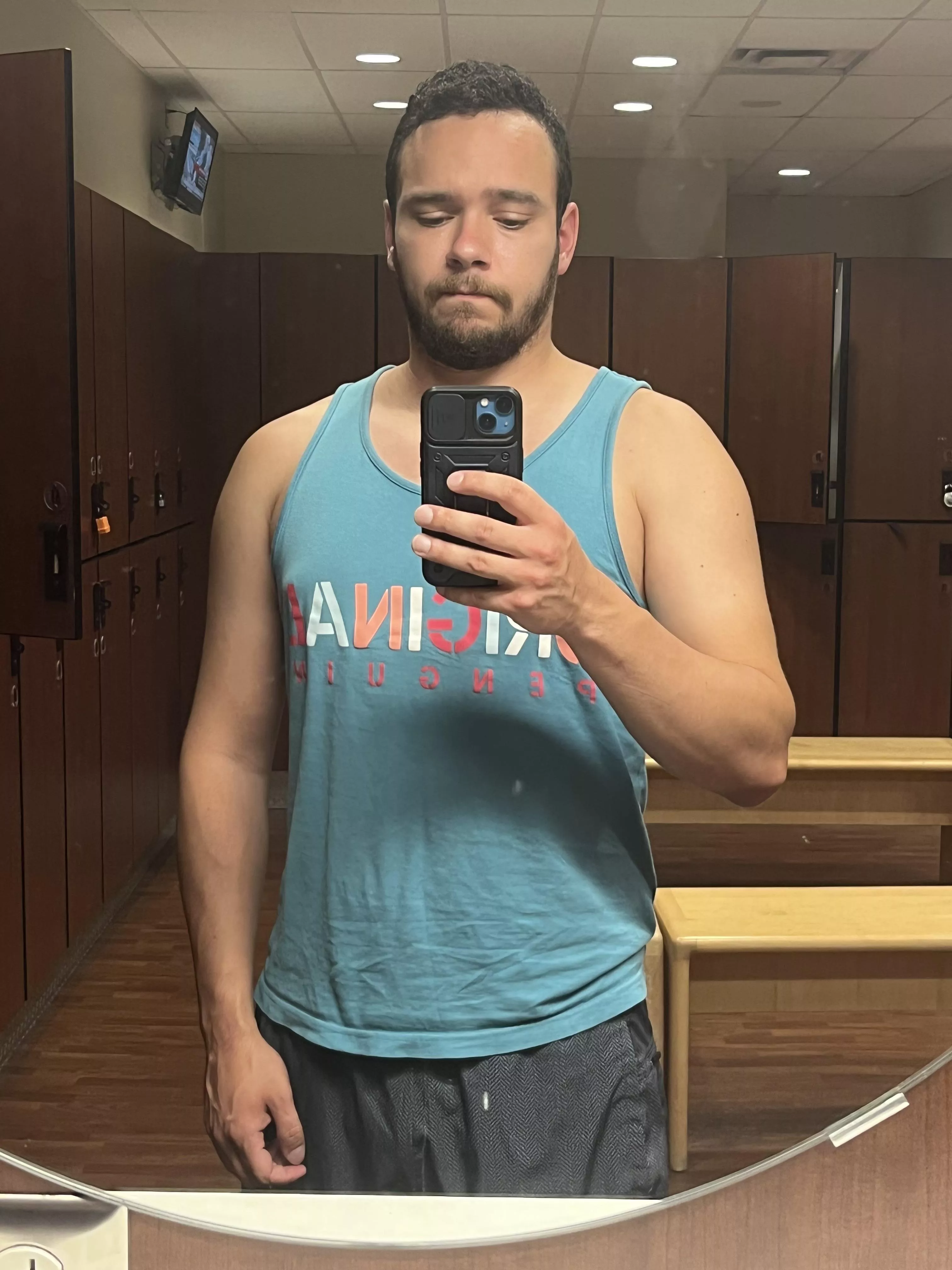 I’ve been going to the gym more regularly. A bit of progress here. Small steps!