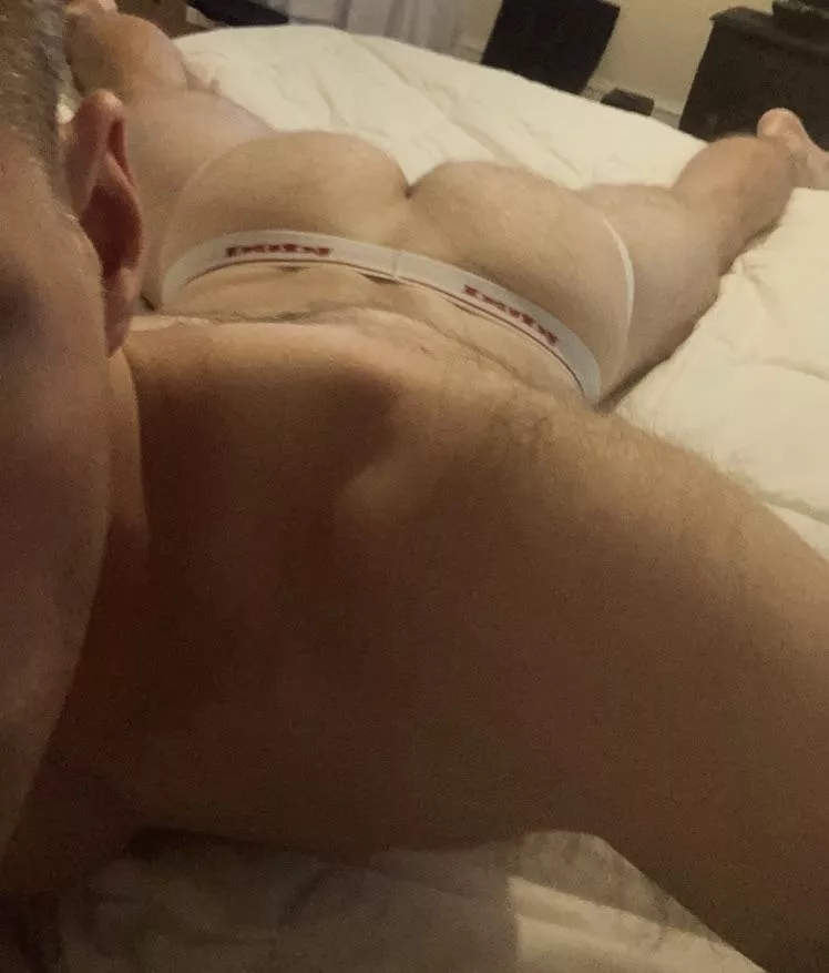 love spreading my legs in a jock
