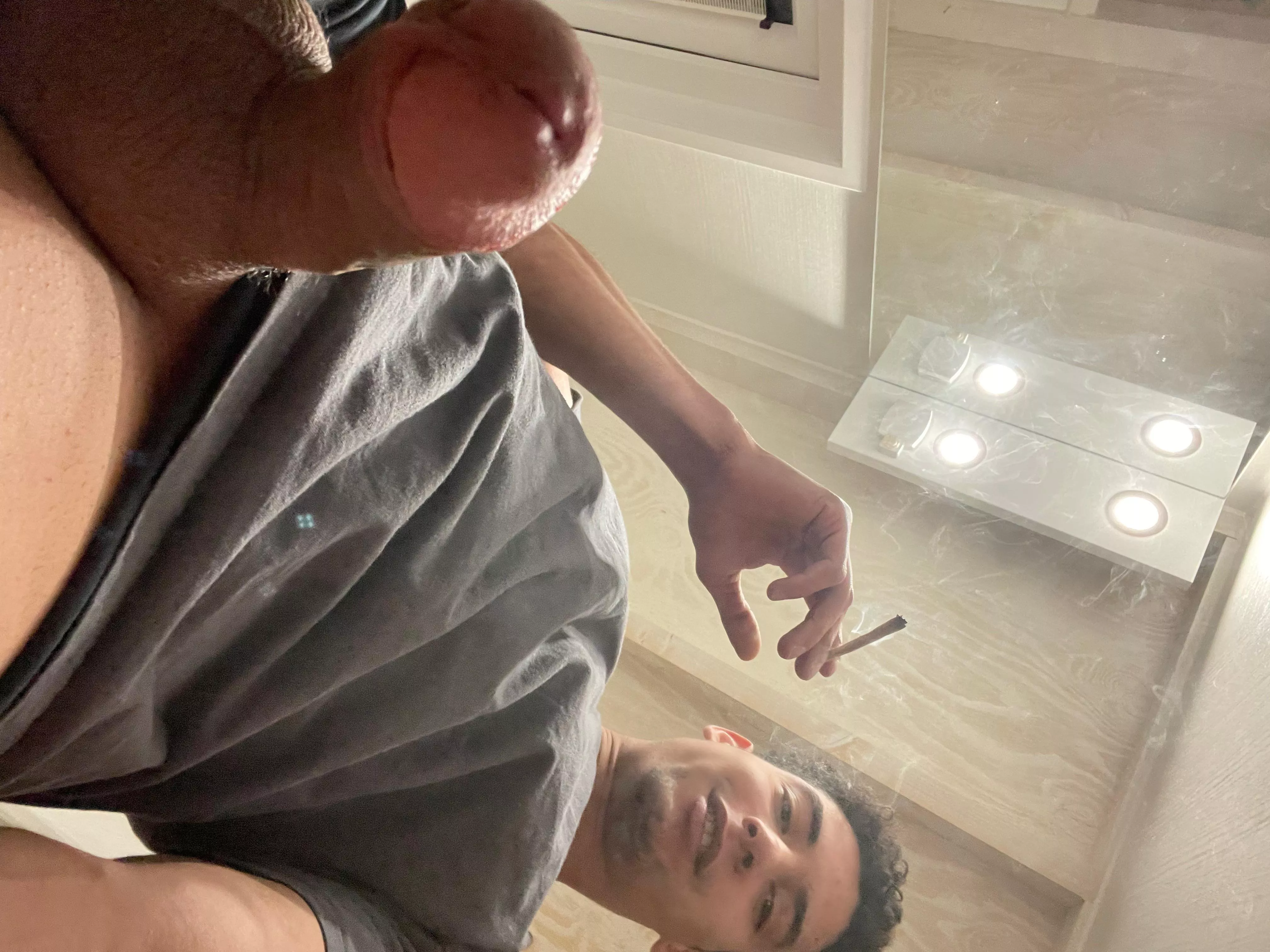 My cock or this joint, which one would you suck first?