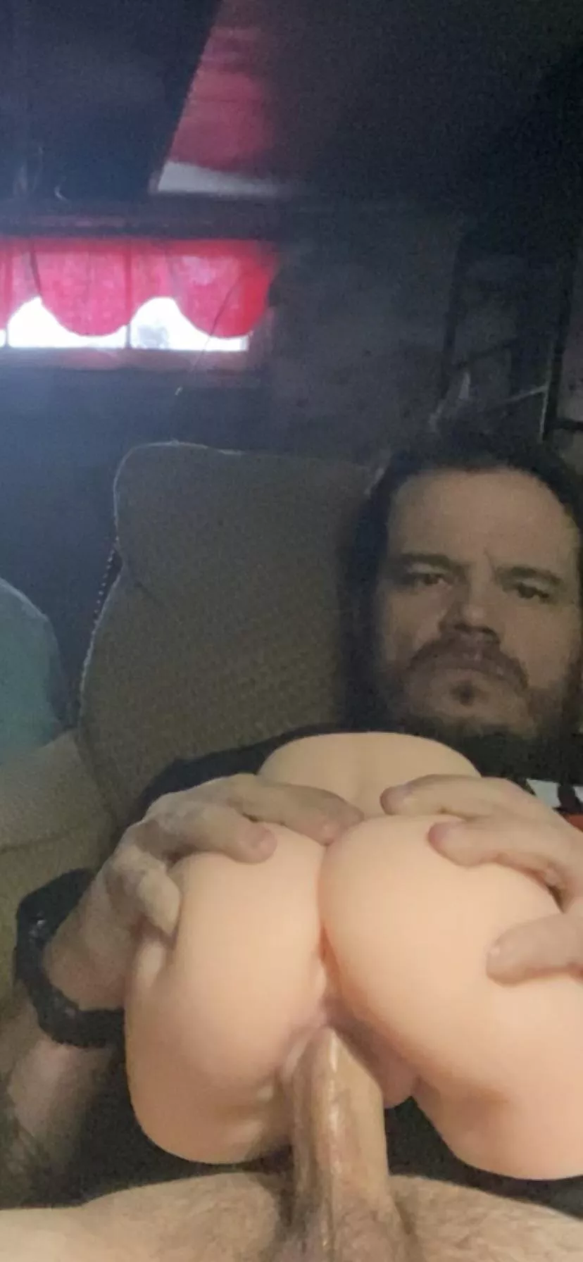 New toy play with daddy’s hard cock. What do you sexy girls think? Enjoy.