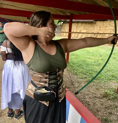 Ren Fest got a peek at my stubble this weekend 😘✨