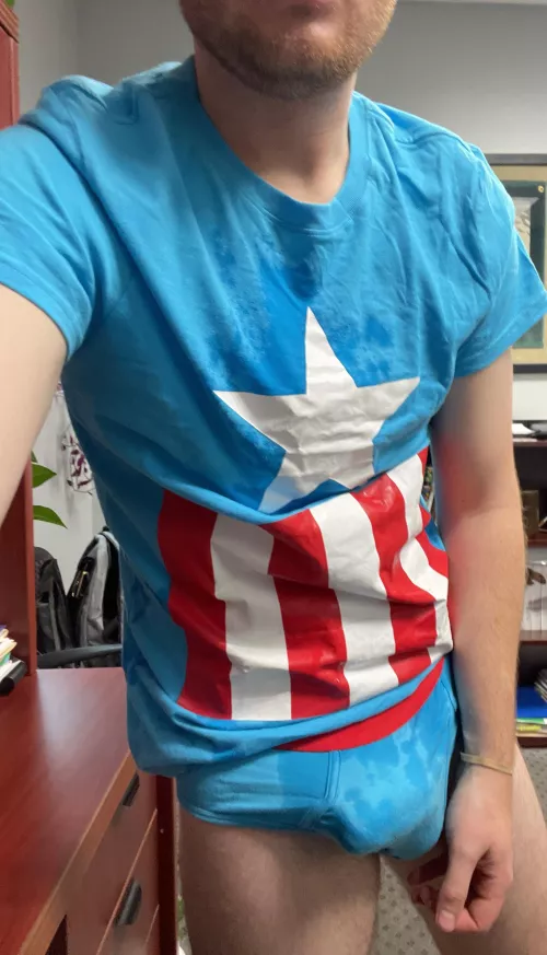 Right after my dom made me wet myself in my superhero undies.