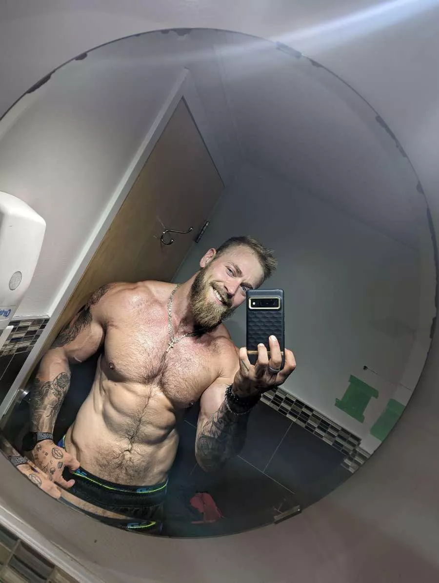 This sweaty viking king needs to be licked clean