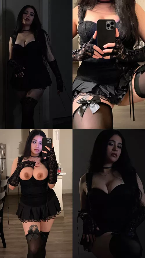 Can I be your big titty goth gf?