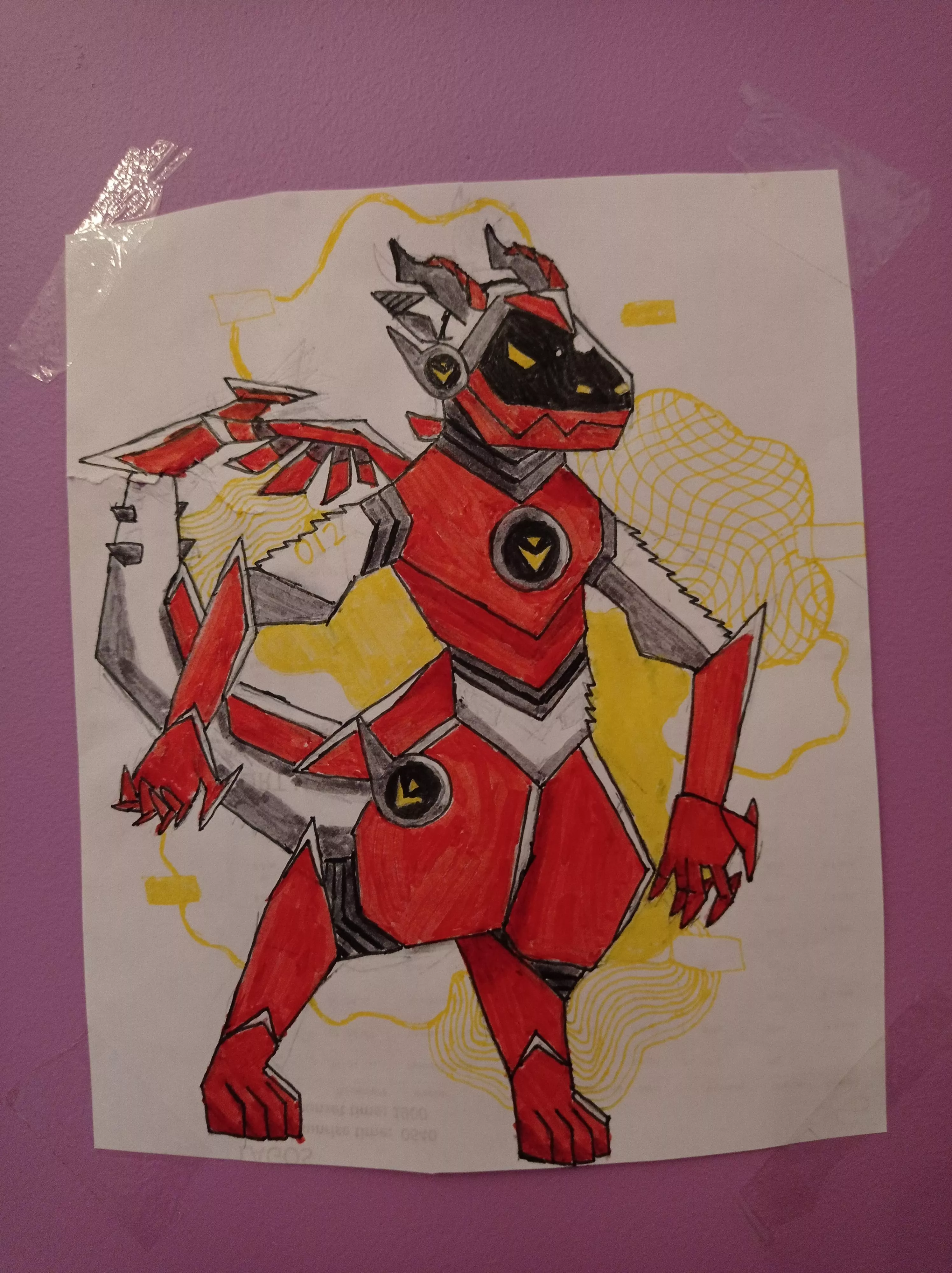 Does my protogen follow the species guidelines?(apart from the wings and visor which I will change in future)