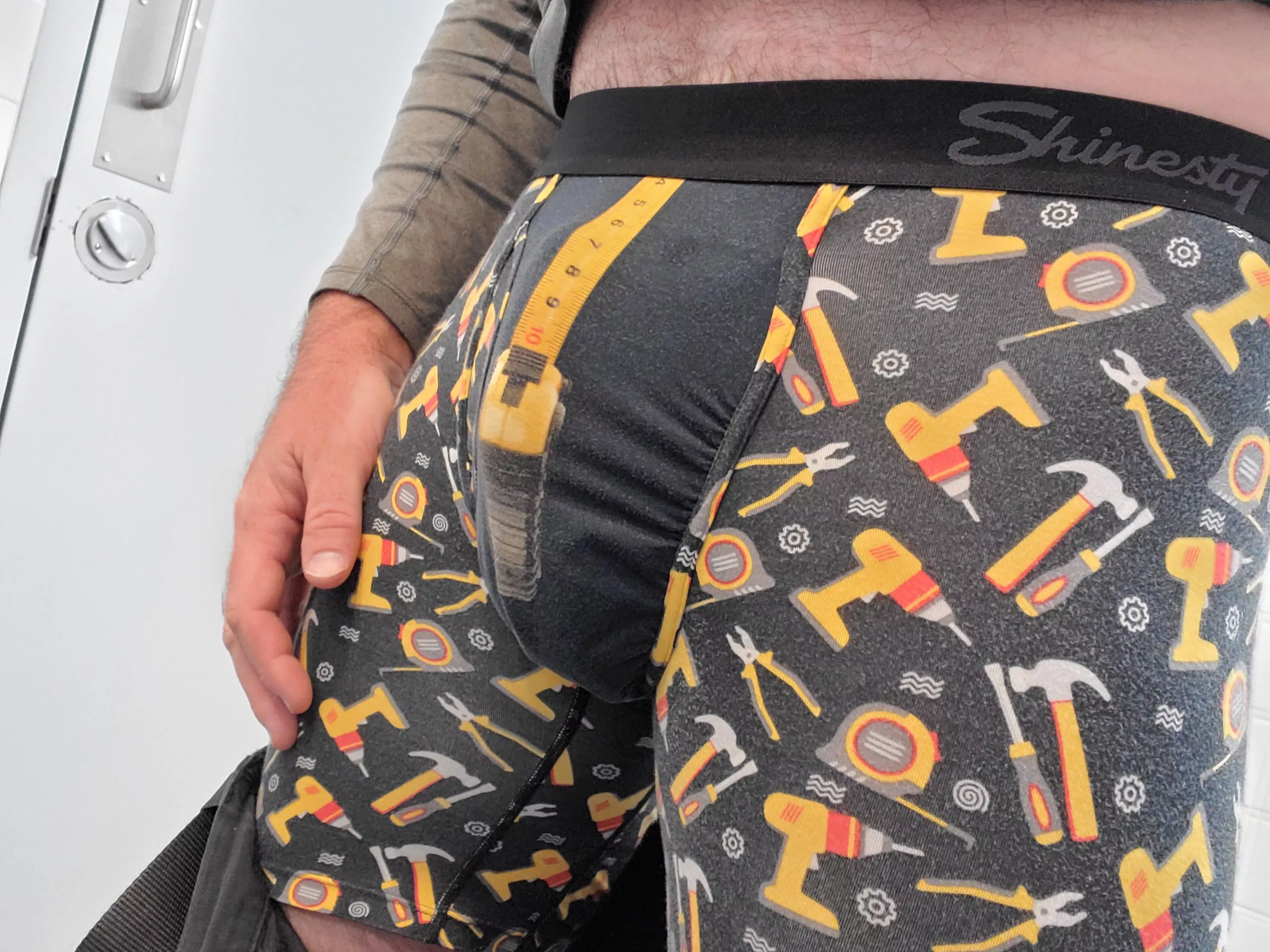 Firemen always bring the right tool for the job...