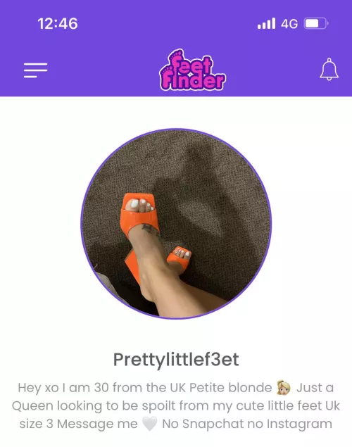 Hey everyone I am new here looking forward to my new adventure please follow if you love feet plenty of content coming 💦 😈