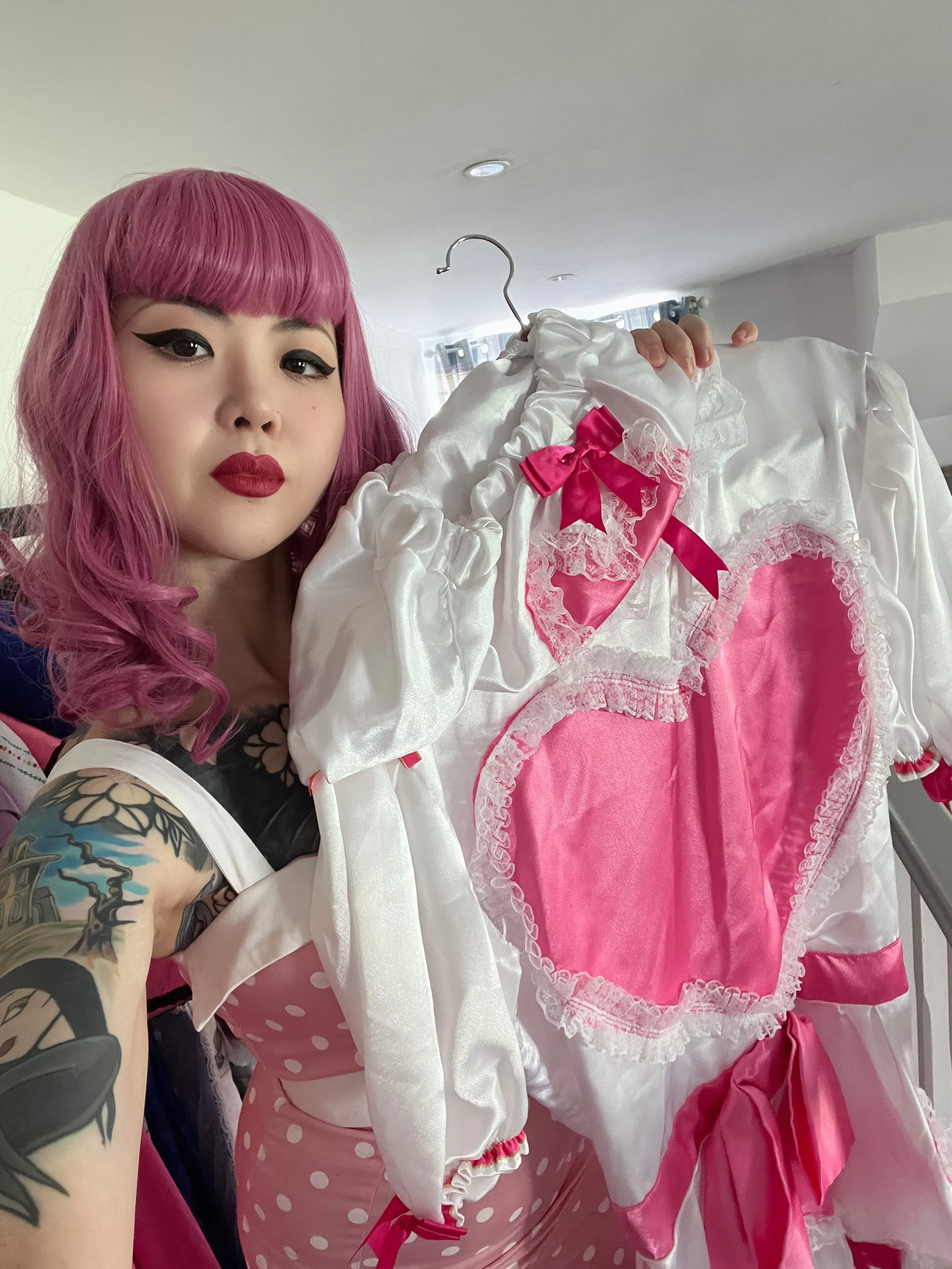 If you are a good boy you will get to wear this while you serve [domme]