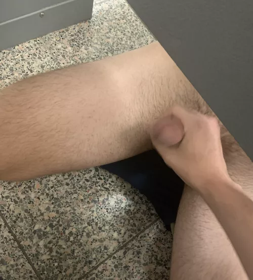 jerked a guy off at college, then jerked myself with his cum