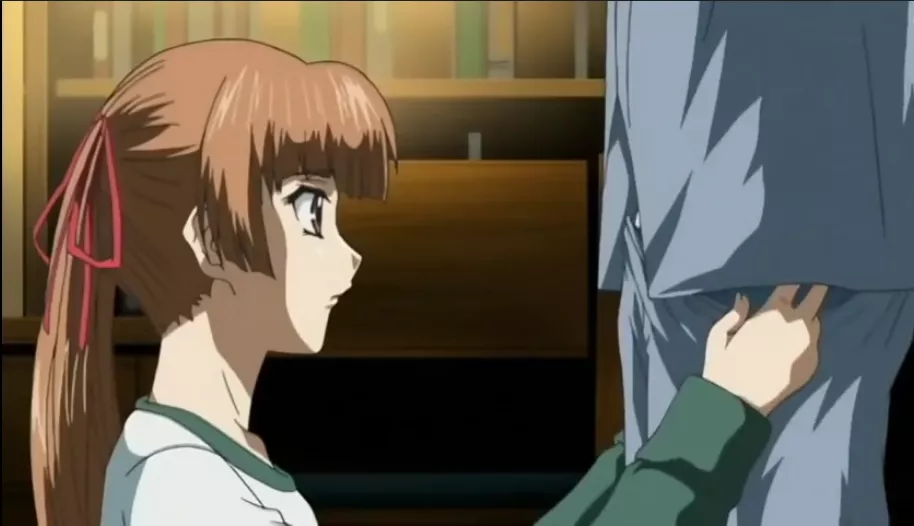 LF Color Source: 1girl, brown hair, brown eyes, on her knees