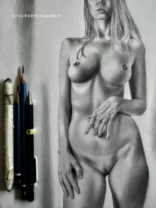 Nikki, by me, 9”x12” graphite on Bristol board. Thank you for taking a look, let me know what you think!