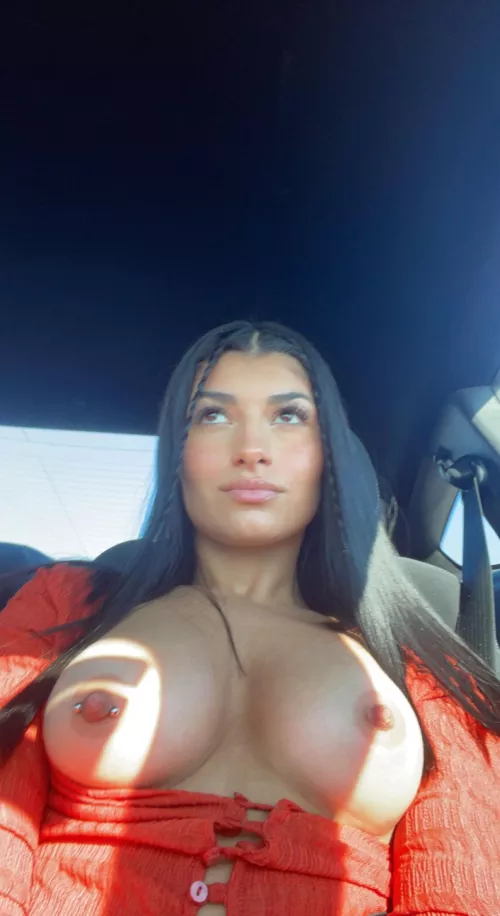 Pull the car over and fuck me, I’m horny