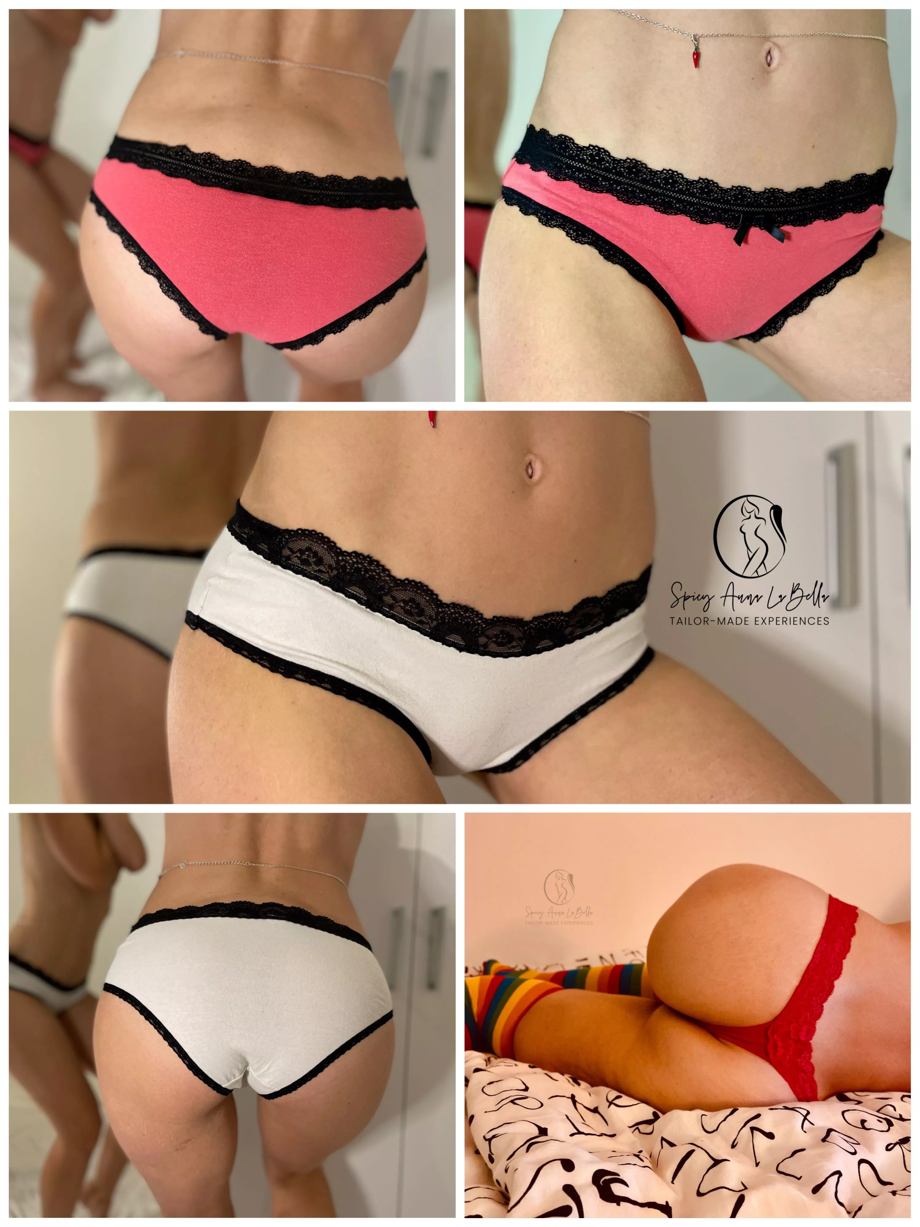 [selling] Anna‘s hot and spicy worn panties. Let me know how you want me to treat them for you.