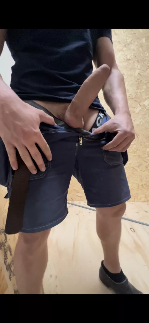 Alone at work today! Up for some fun?😜