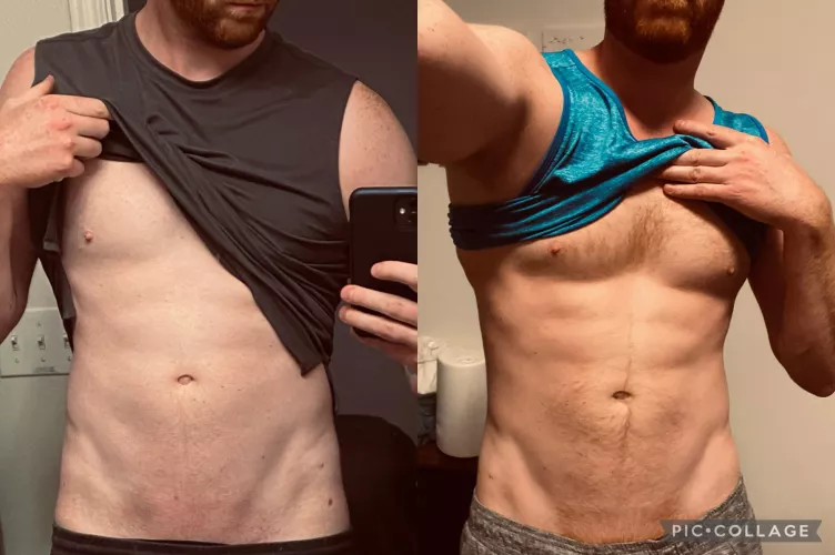 Before and after I grew it out. I think I’ll keep it 😏