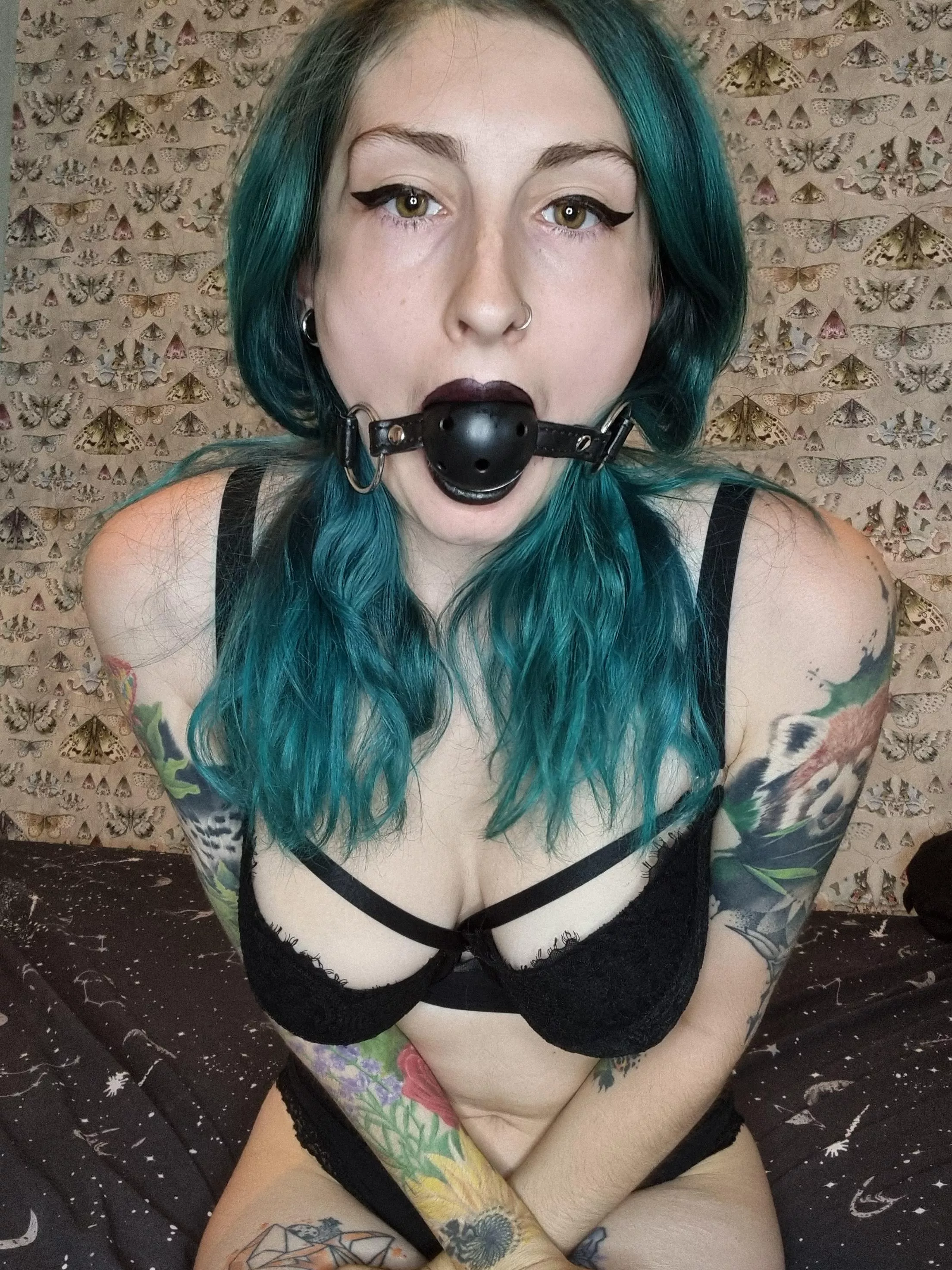 Gagged and ready to be used for your pleasure [F]