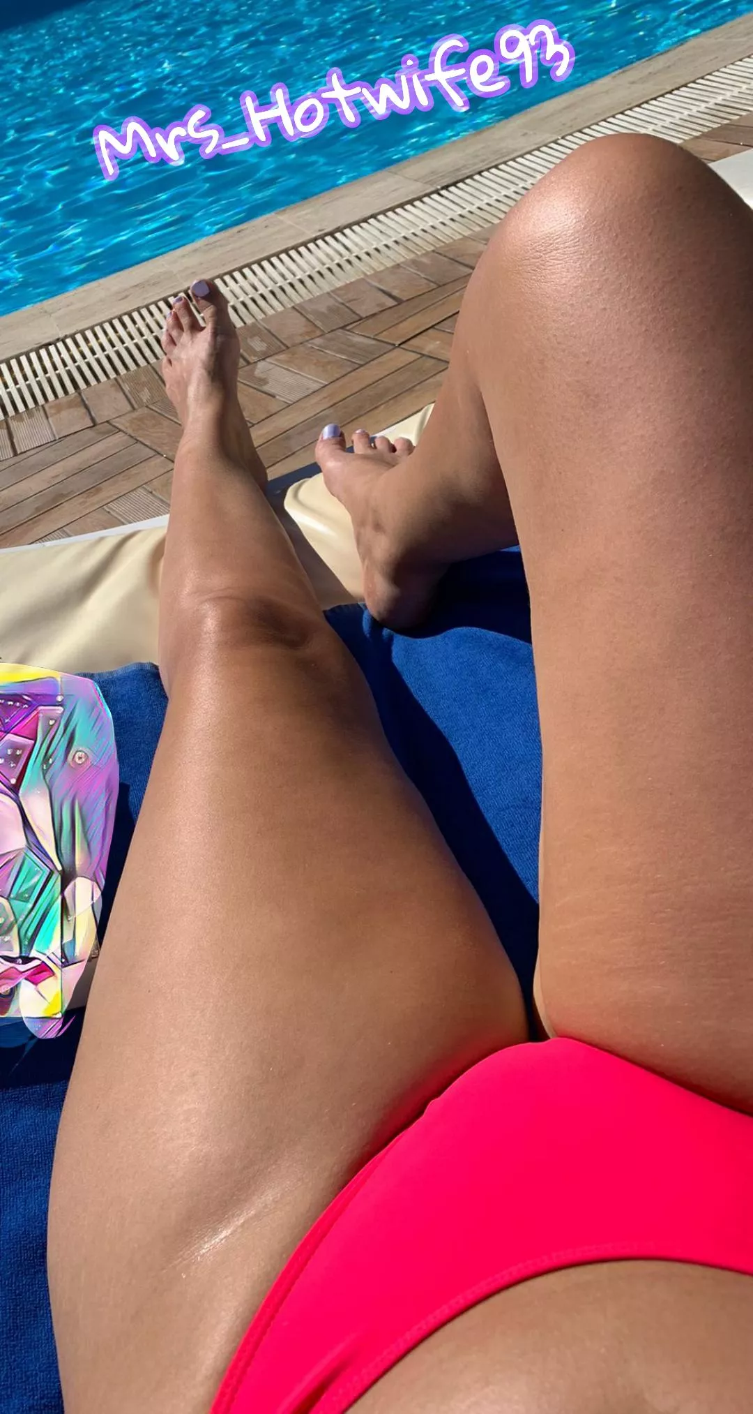 Green bikini got too wet, though I didn't go in the water...🤷🏼‍♀️💦