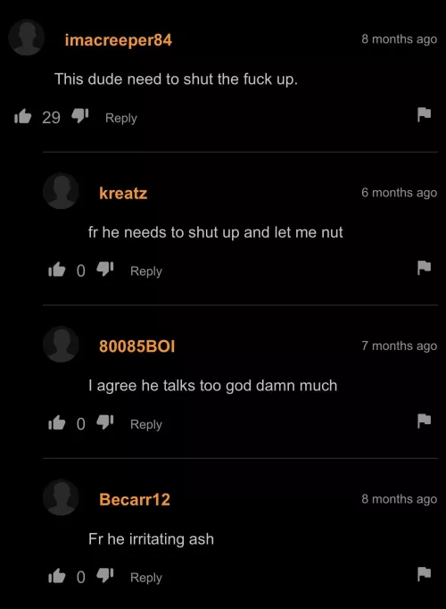 He in fact did talk to much