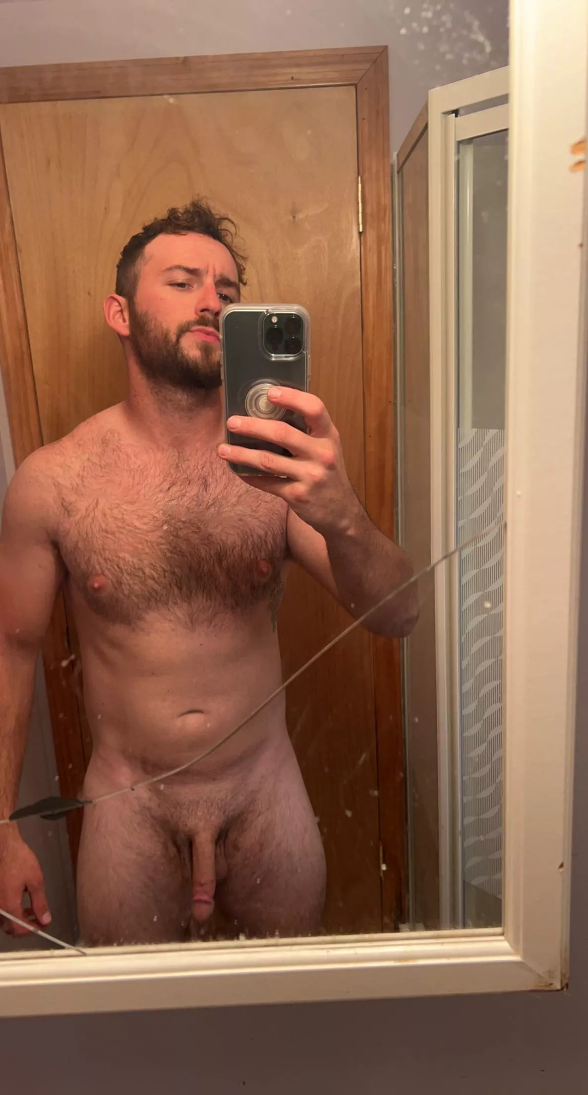 Hot water heater is broken at my house so here I am at my parents