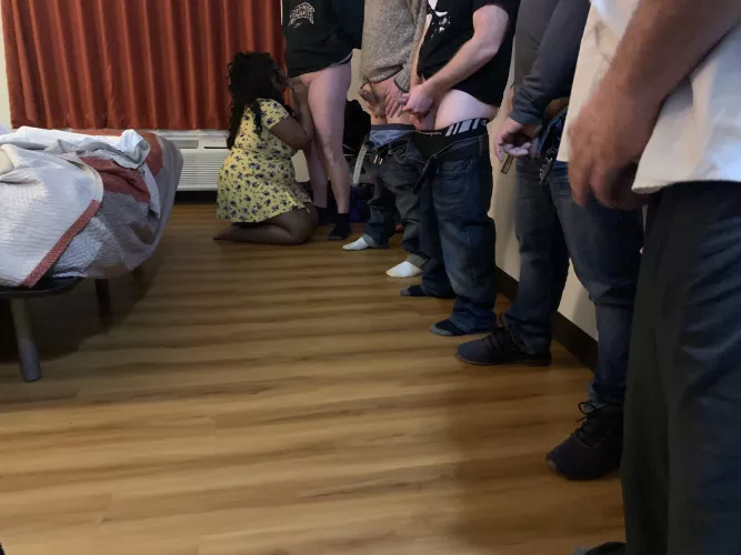 I try to be a naughty chick as much as I can!