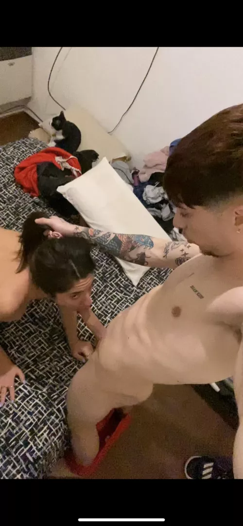 I wanted to try my cock and I gave him the pleasure, who else wants?