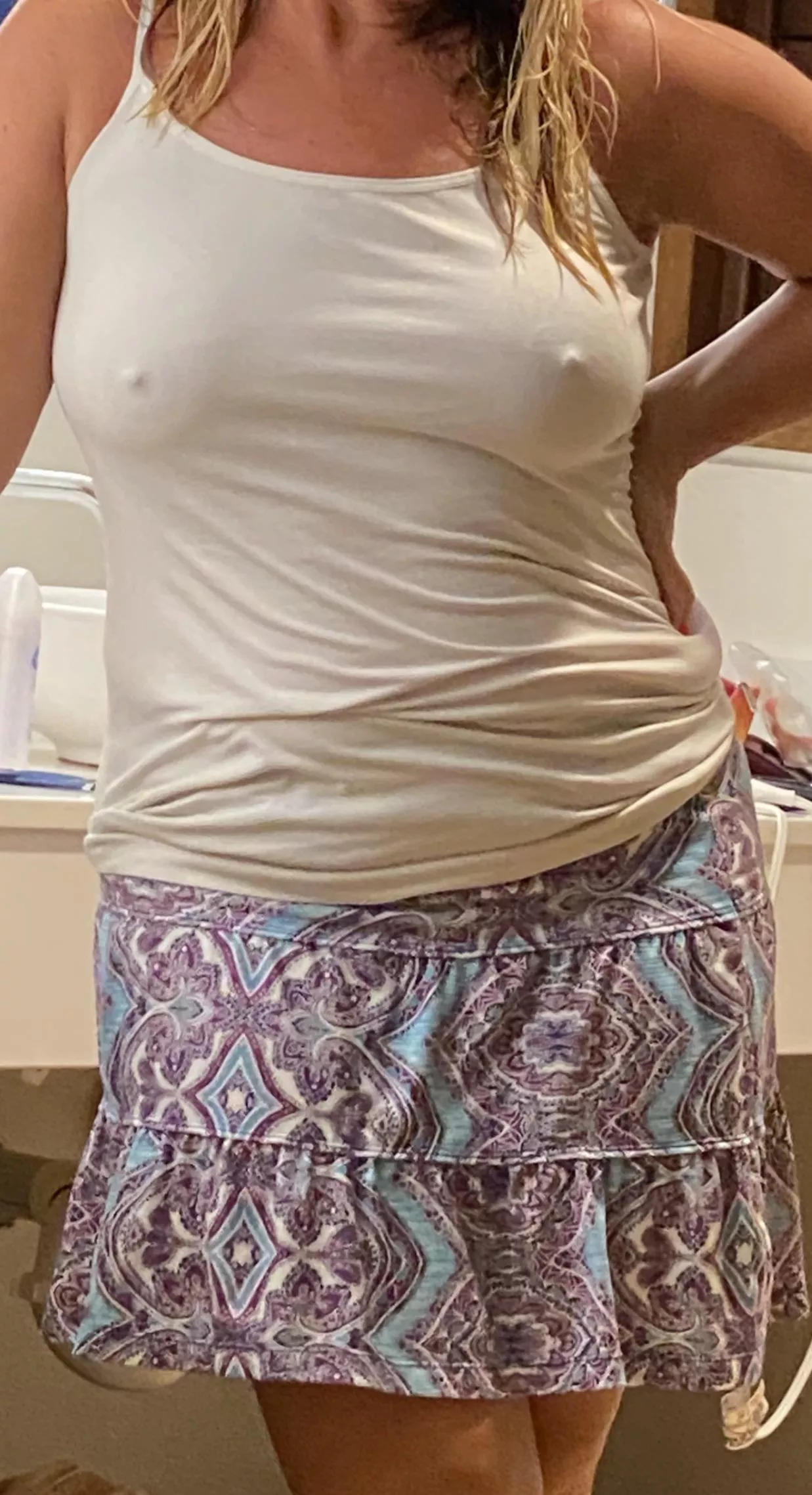 I wore this out at the resort in Jamaica with my hubby.