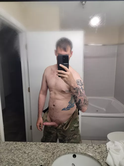 Ignore the steamy mirror