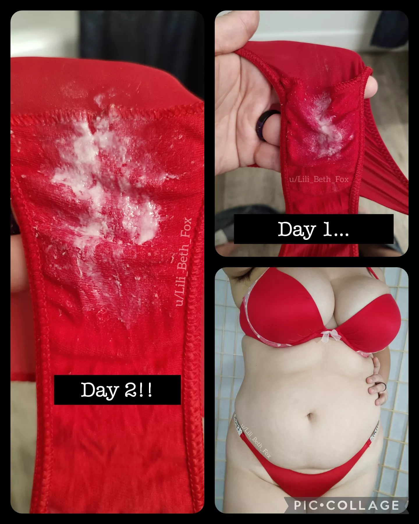 I'm always so creamy, and my gussets catch it all! [OC]