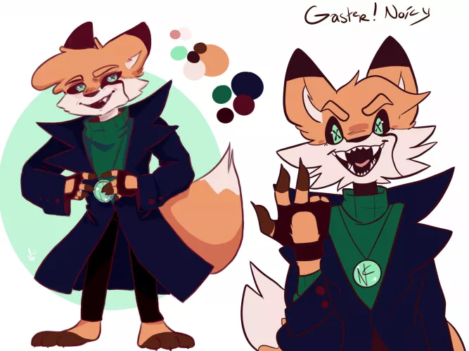 My friend is trying to steal an old character of mine, so I made him a reference for it