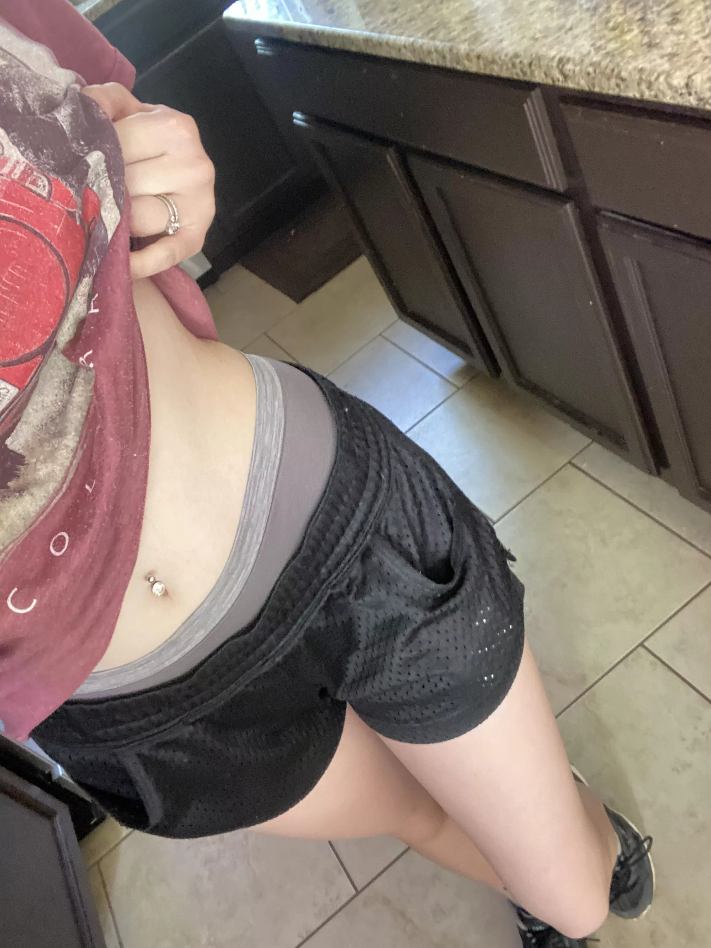 My panties come up higher than my shorts, is that okay?