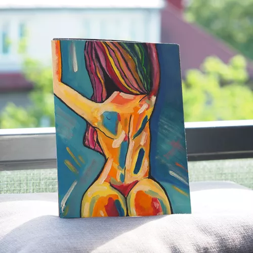 Painted This Girl In A Bit Of Pop Art Style! Hope Ya Like It!