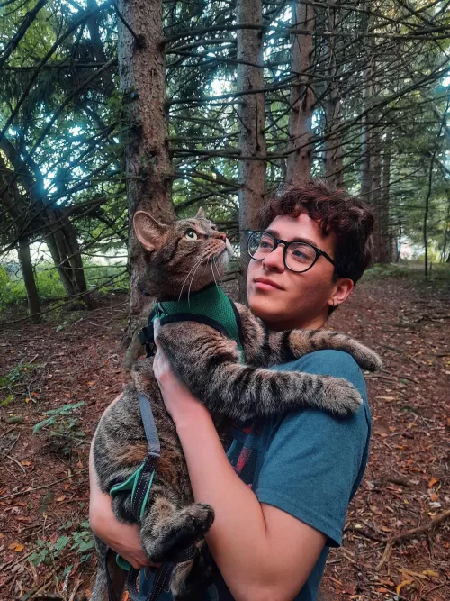 Went on an adventure with my baby boy Bynx 🥰