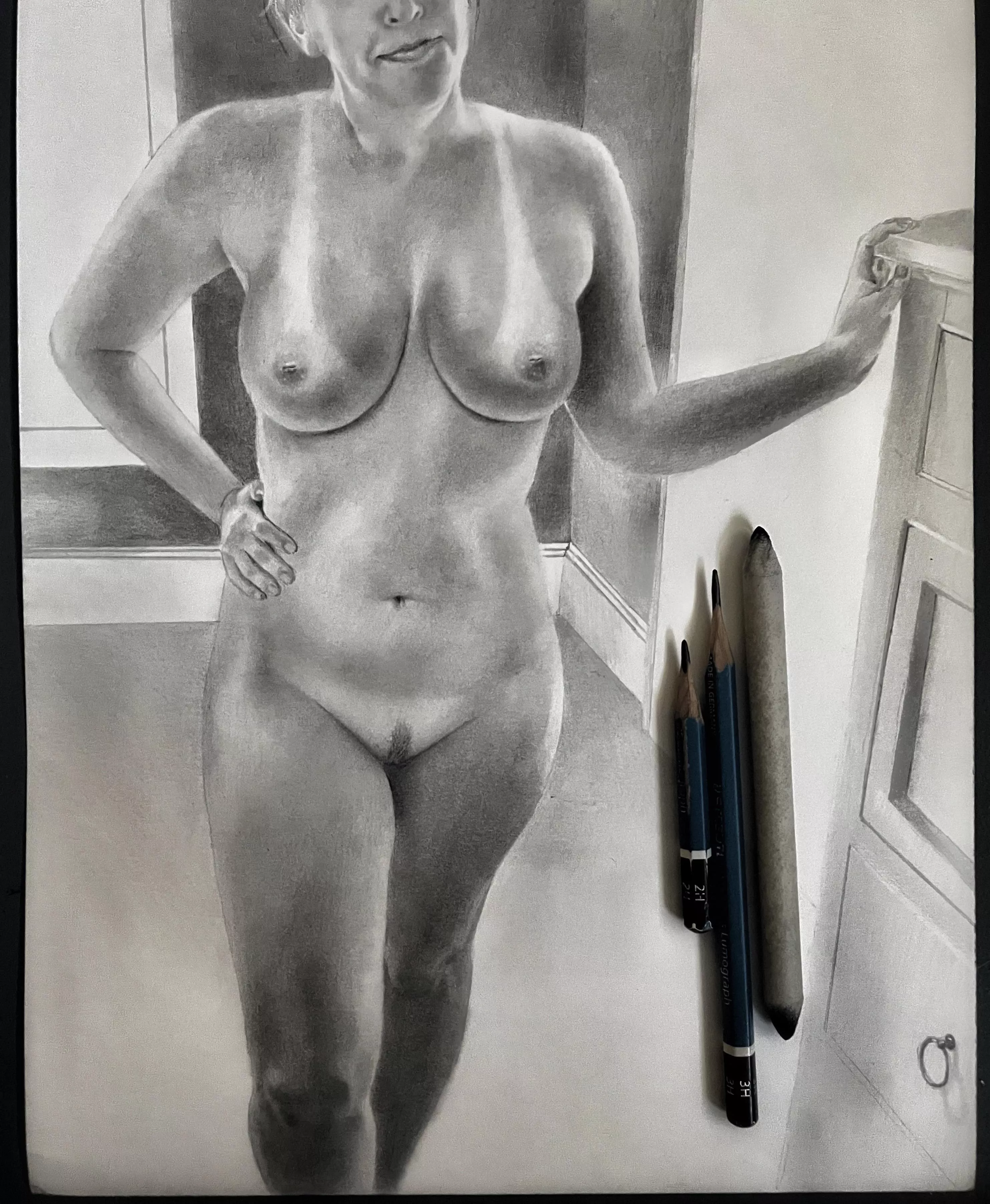 A really fun commission I recently got to be a part of! 9”x12” graphite drawing on Bristol board