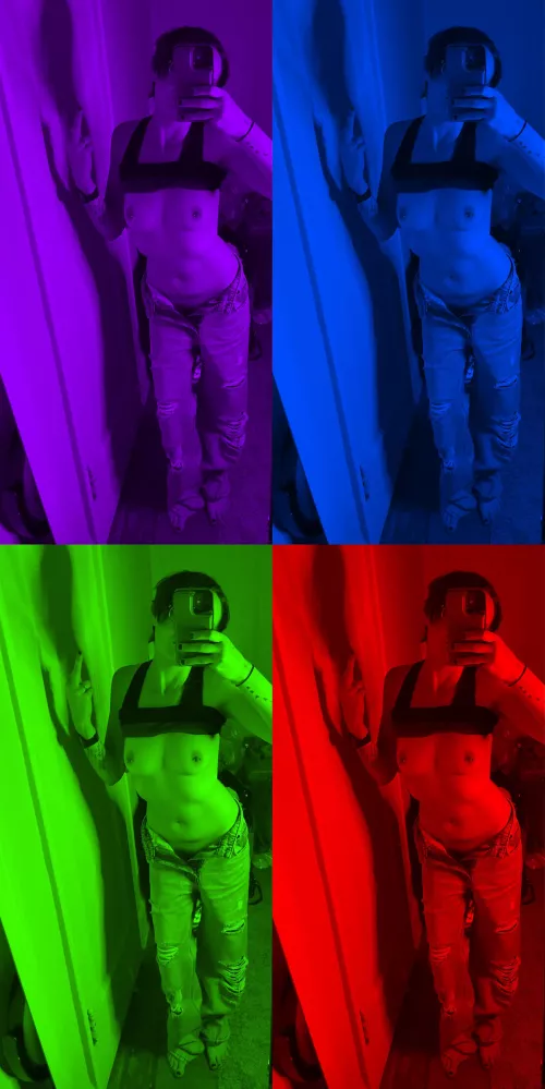 Bored so I’m playing around with my new color lights. What do you think?