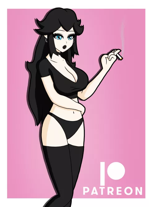 Goth Peach by kevthunder