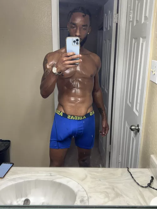 Its a lot of dick behind these shorts