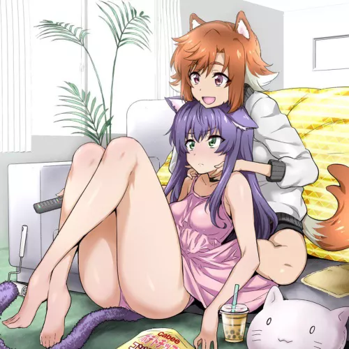 Just a couple of pussy cats (Original) by [Nakahira Guy]
